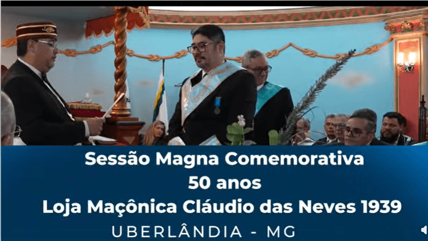Sessão Comemorativa de 50 anos da Loja Cláudio das Neves, 1939